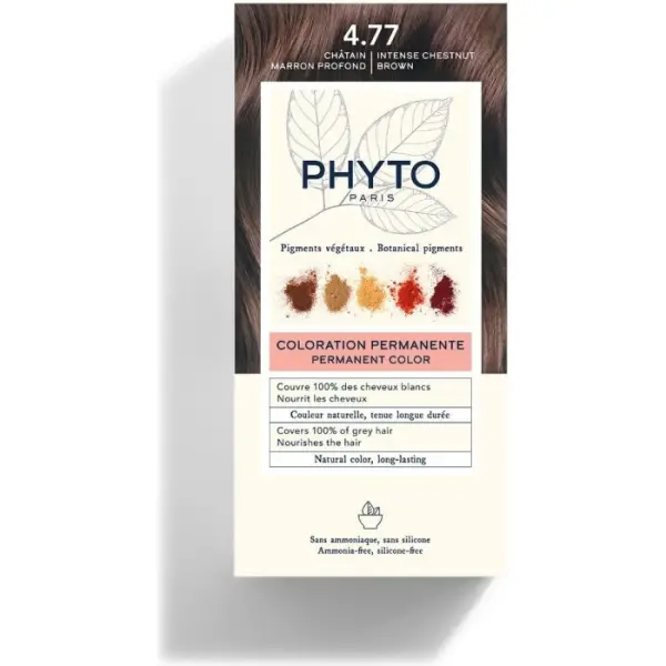 PHYTO COLOR Farba do włosów intensywny kasztanowy brąz 4.77, 50 ml