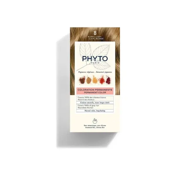 PHYTO COLOR Farba do włosów jasny blond 8, 50 ml