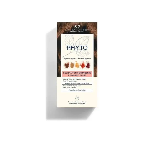 PHYTO COLOR Farba do włosów jasny kasztanowy brąz 5.7, 50ml