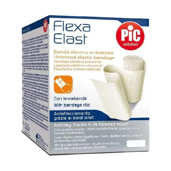 PIC Flexa Elast Bandaż o średnim 10cm x 4,5 1 sztuka