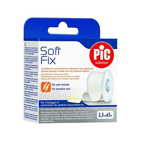 PIC SoftFix plaster na rolce 2,5 cm x 5 m 1 sztuk