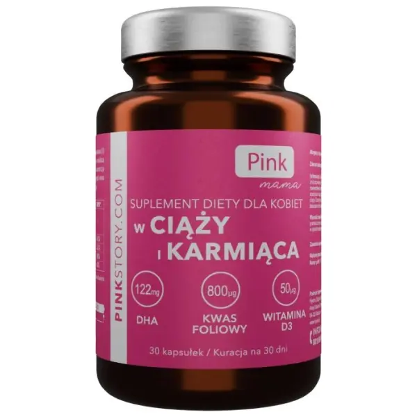 PINK Mama w ciąży i karmiąca, 30 kapsułek