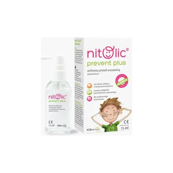 Pipi Nitolic Prevent Plus ochrona przed wszawicą 75 ml