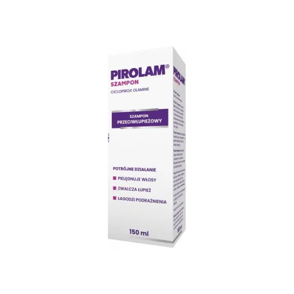 PIROLAM Szampon przeciwłupieżowy z witaminami A+E 150 ml