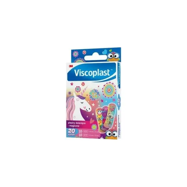Plastry Dziecięce Magiczne VISCOPLAST 20 sztuk