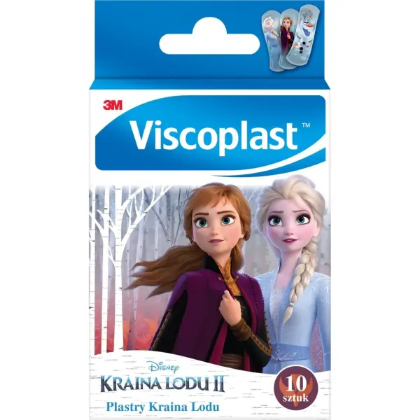 Plastry VISCOPLAST KRAINA LODU 10 sztuk