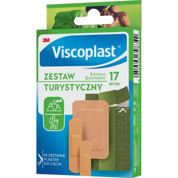 Plastry VISCOPLAST Zestaw Turystyczny 17 sztuk