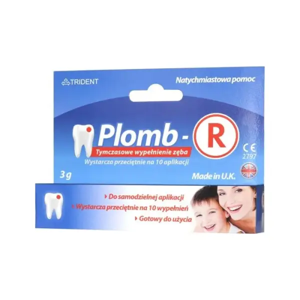 PLOMB-R tymczasowe wypełnienie zęba, 3g