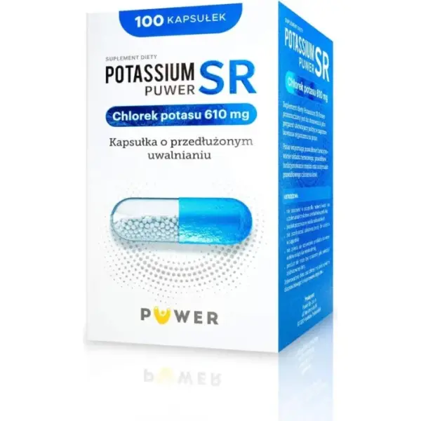 Potassium SR Puwer 100 kapsułek o przedłużonym uwalnianiu