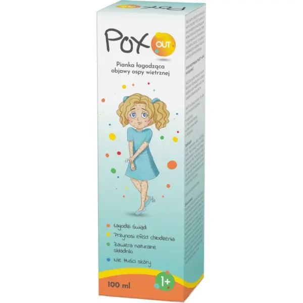 PoxOUT Pianka łagodząca objawy ospy wietrznej 100 ml