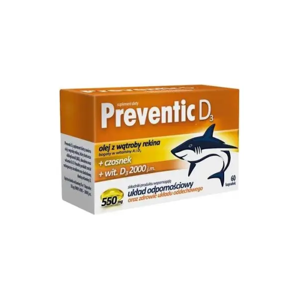 Preventic D3 60 kapsułek