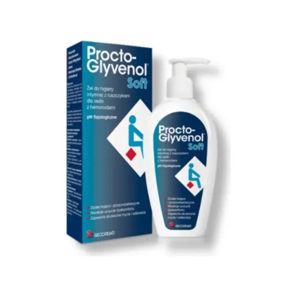 Procto-Glyvenol Soft, żel do higieny intymnej dla osób z hemoroidami, 180 ml