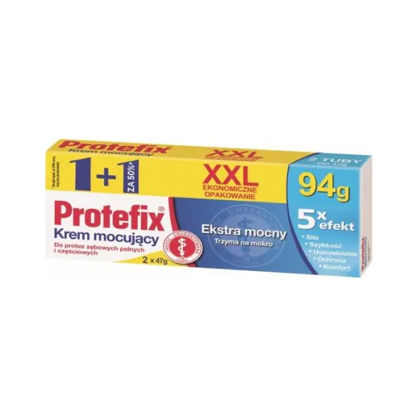 PROTEFIX Ekstra Mocny Krem mocujący XXL, 94 g
