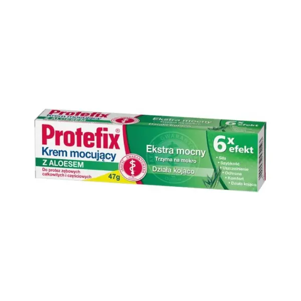 PROTEFIX Krem mocujący ekstra z aloesem, 47 g