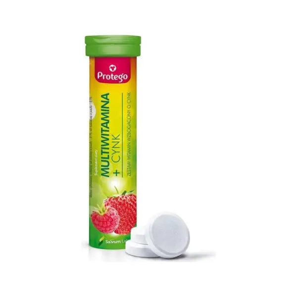 PROTEGO Multiwitamina + Cynk, 20 tabletek musujących