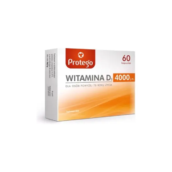 PROTEGO Witamina D3 4000, 60 kapsułek