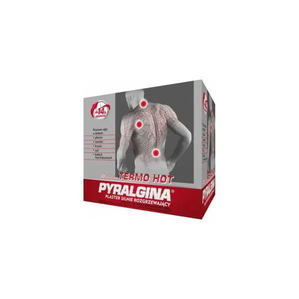 PYRALGINA TERMO HOT Plaster silnie rozgrzewający 1 sztuka