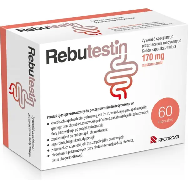 Rebutestin 170mg 60 kapsułek