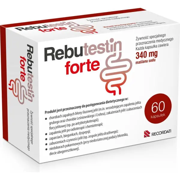 Rebutestin forte 340 mg 60 kapsułek