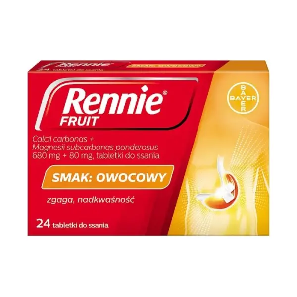 Rennie Fruit 24 tabl. do ssania