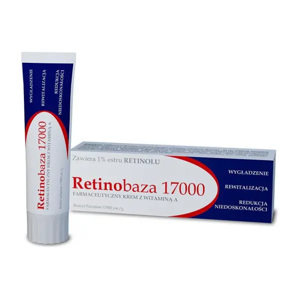 RETINOBAZA 17000, farmaceutyczny krem z witaminą A, 30 g