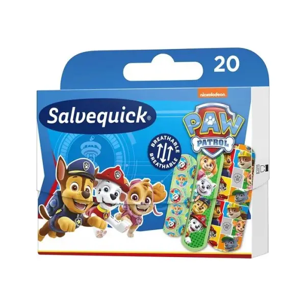 SALVEQUICK Paw Patrol Plastry, 20 sztuk