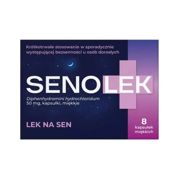 SENOLEK 50 mg, 8 kapsułek