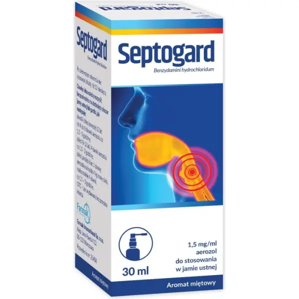 Septogard aerozol do stosowania w jamie ustnej  30 ml