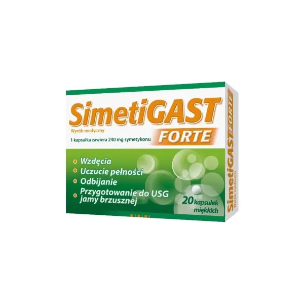 Simetigast Forte 20 kapsułek