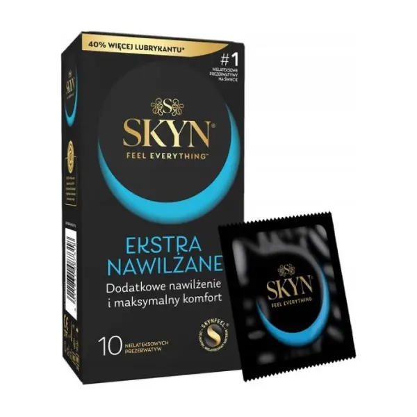 SKYN Ekstra nawilżane prezerwatywy, 10 sztuk