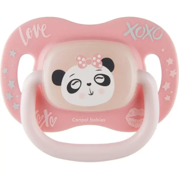 Smoczek silikonowy CANPOL BABIES  0-6m 34/920 PANDA