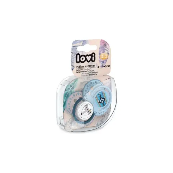 Smoczki CANPOL LOVI Indian Summer boy 0-3 22/855