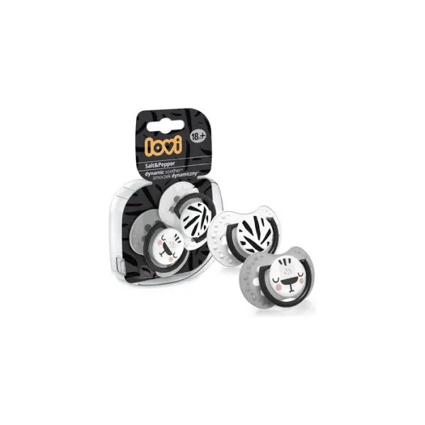 Smoczki CANPOL LOVI Salt&pepper 18+m 22/880 2 sztuki