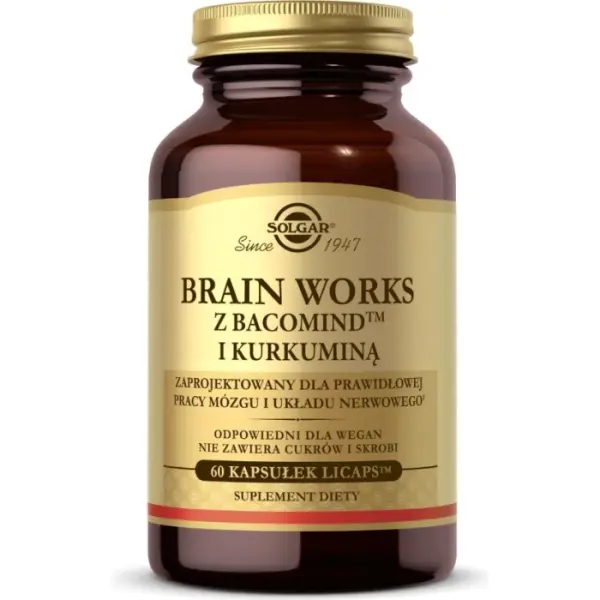 SOLGAR BRAIN WORKS 60 kapsułek