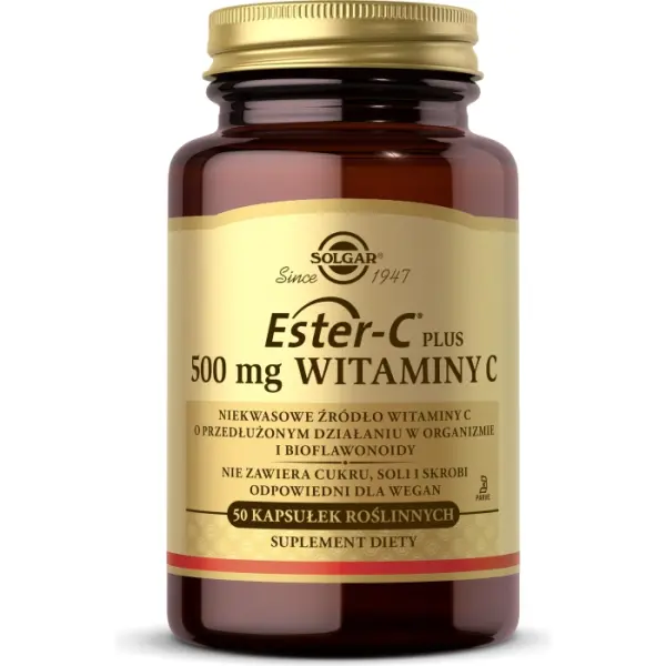 SOLGAR Ester-C plus 500 mg 50 kapsułek