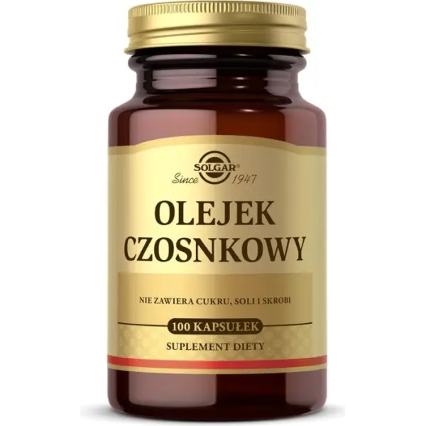 SOLGAR Olejek czosnkowy 100 kapsułek