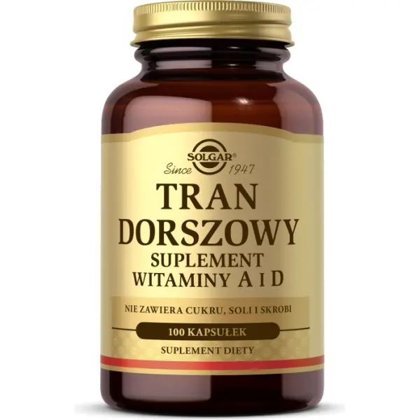 SOLGAR Tran dorszowy 100 kapsułek