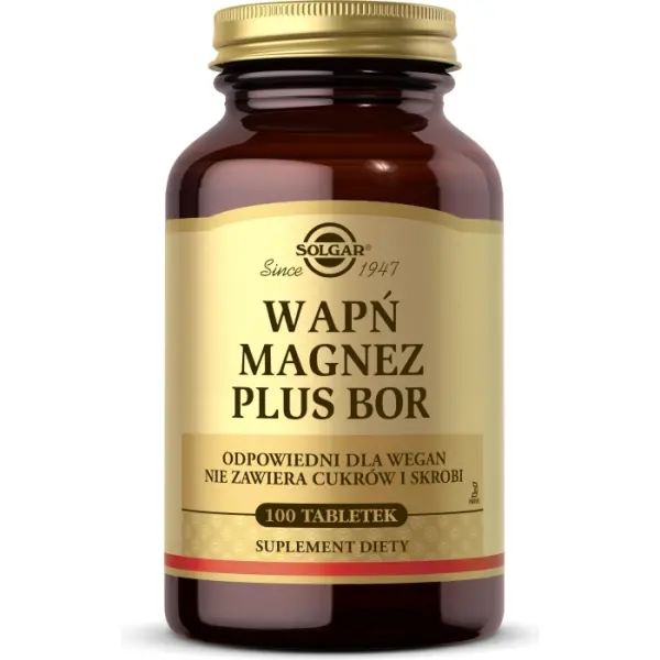 SOLGAR Wapń Magnez Bor 100 tabletek
