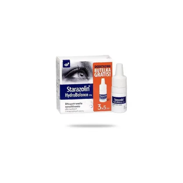 Starazolin HydroBalance nawilżające krople do oczu 15 ml