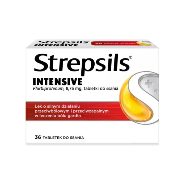 STREPSILS Intensive tabletki do ssania, 36 tabletek