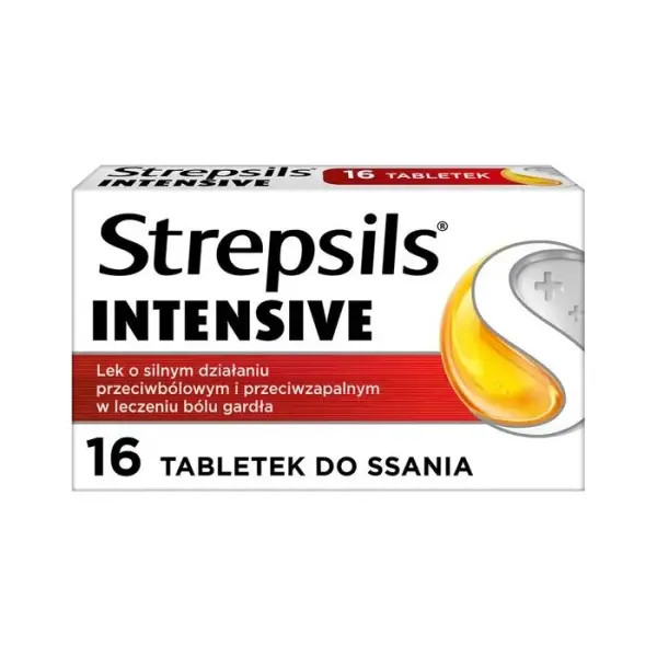 STREPSILS Intensive z cukrem, 16 tabletek