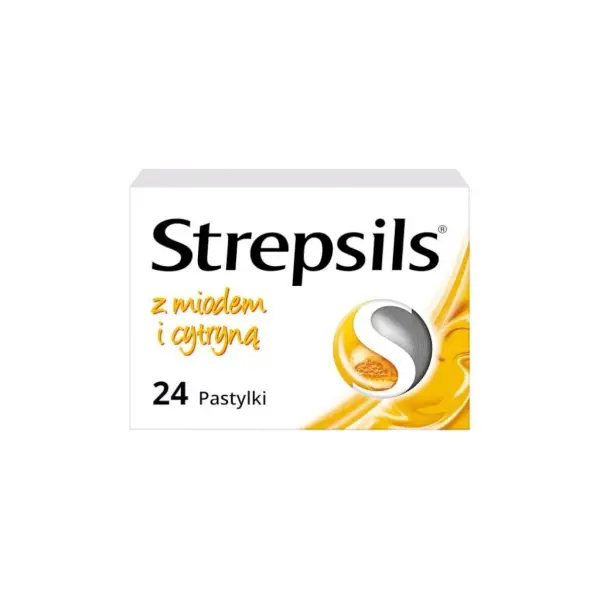 Strepsils z miodem i cytryną 24 pastylki do ssania