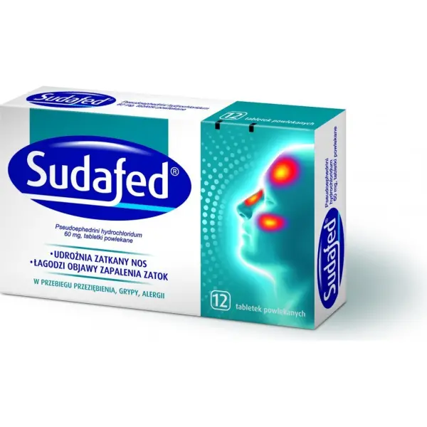 Sudafed 12 tabletek