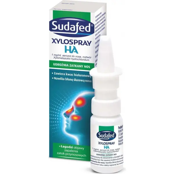 SUDAFED XyloSpray HA, aerozol do nosa, 10 ml