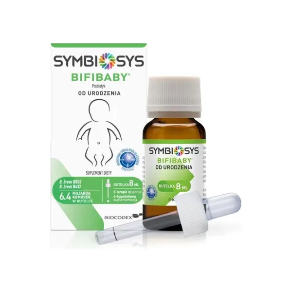Symbiosys Bifibaby krople 8 ml