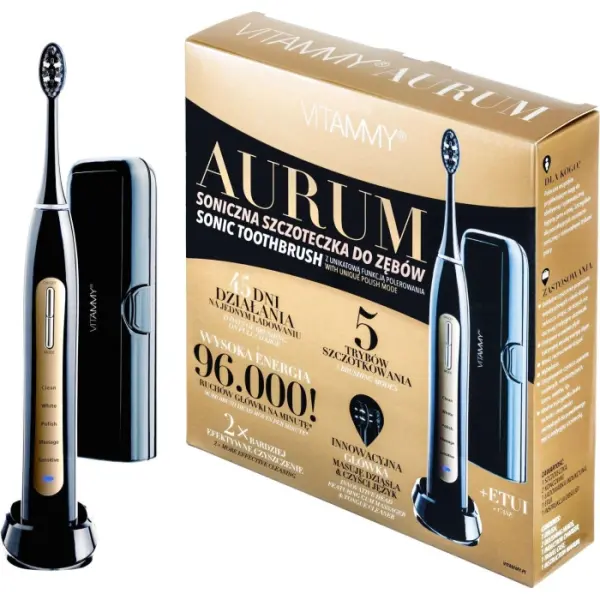 Szczoteczka soniczna AURUM BLACK