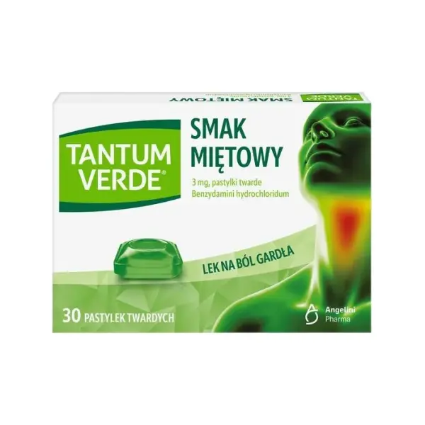 TANTUM VERDE O smaku miętowym, 30 pastylek