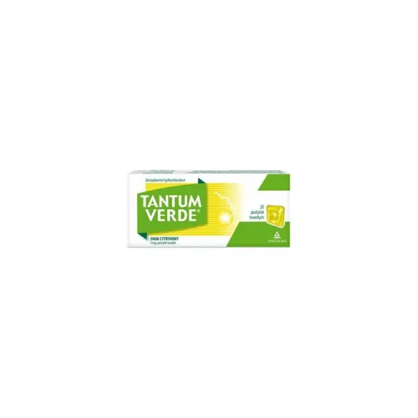 Tantum Verde smak cytrynowy, pastylki do ssania,20 sztuk