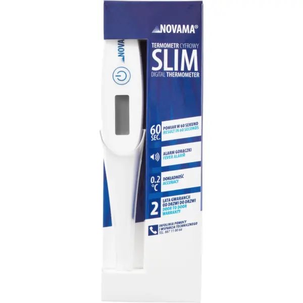 Termometr cyfrowy NOVAMA SLIM 1 szt.