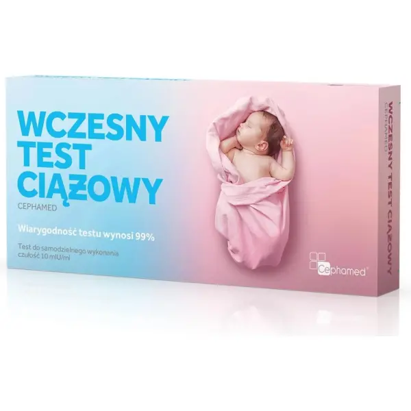 Test ciążowy płytkowy wczesny CEPHAMED 1 szt.